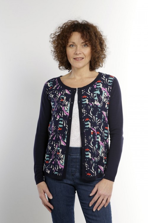 Cardigan imprimé Magasins Bleus