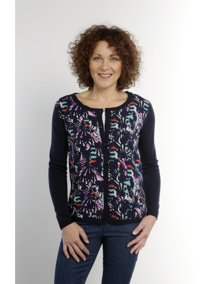 Cardigan imprimé Magasins Bleus