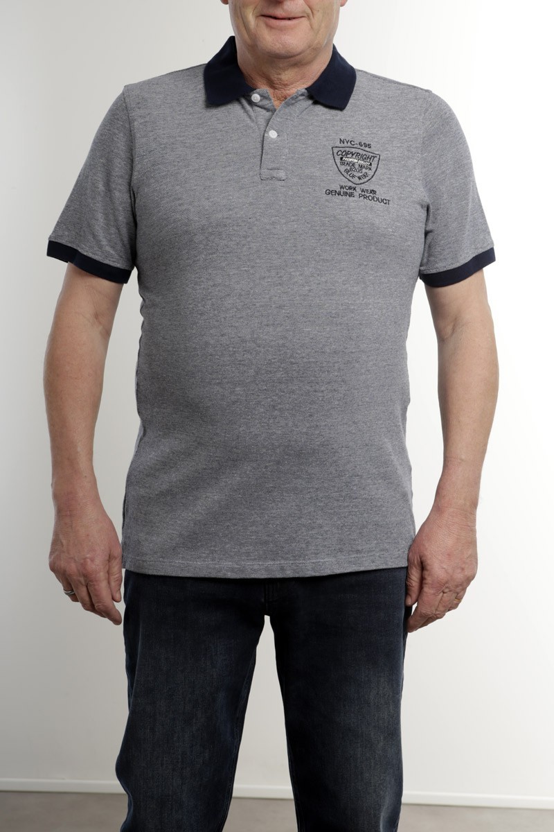 Polo bicolore Magasins Bleus