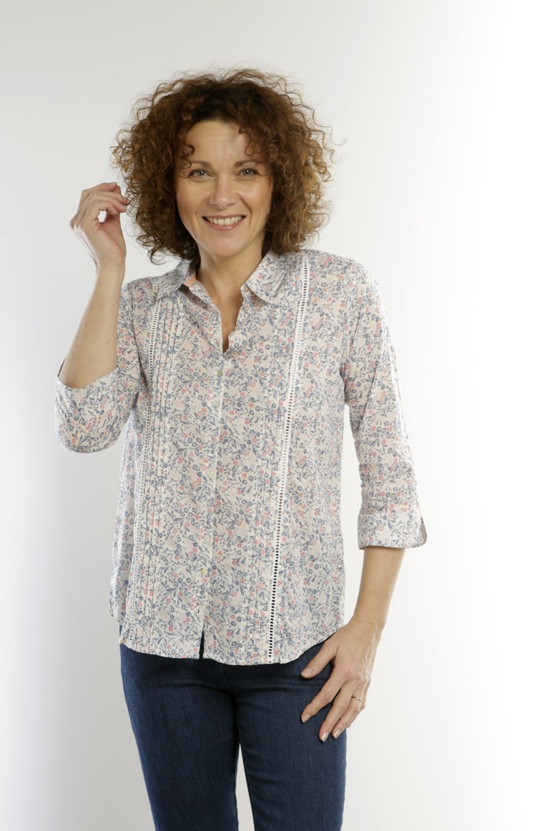 Chemisier imprimé Magasins Bleus