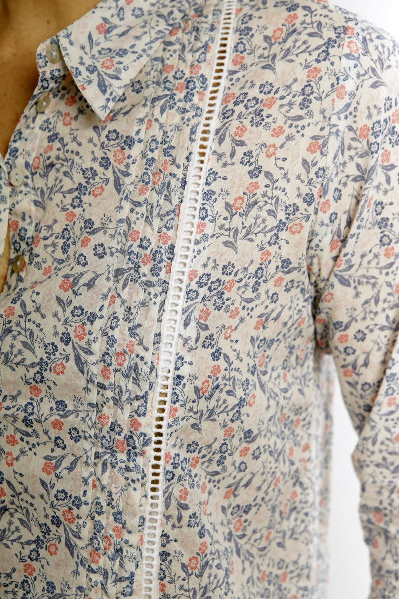 Chemisier imprimé Magasins Bleus