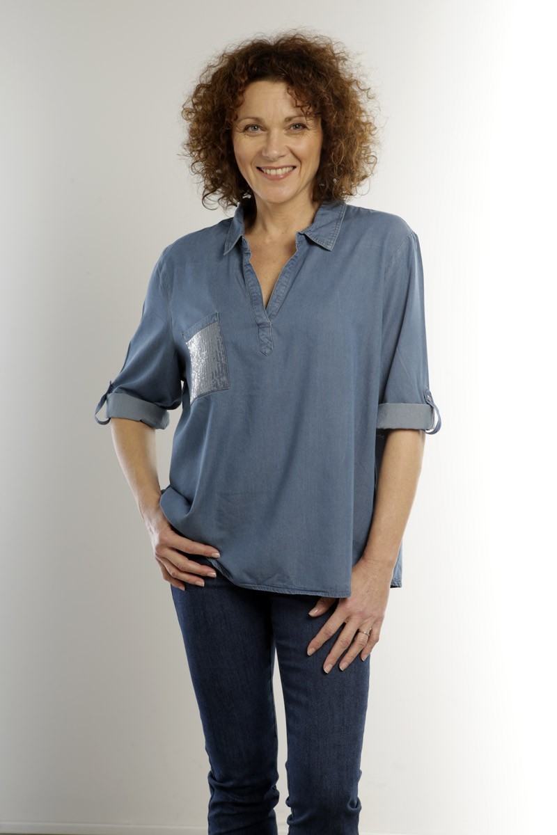 Blouse tencel Magasins Bleus