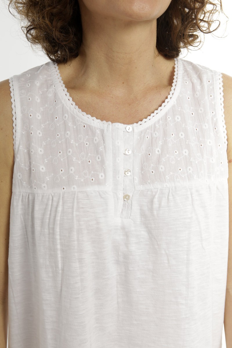 Chemise de nuit bretelles Magasins Bleus