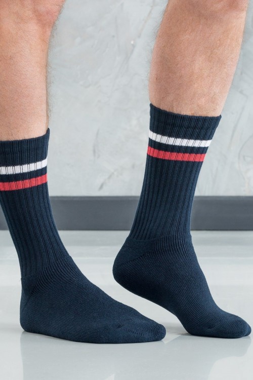 Lot de 2 paires de chaussettes tennis Magasins Bleus