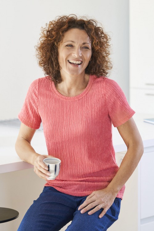 Tee-shirt effet froissé Magasins Bleus