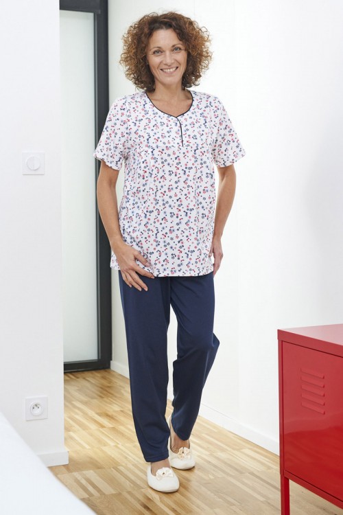 Pyjama manches courtes Magasins Bleus