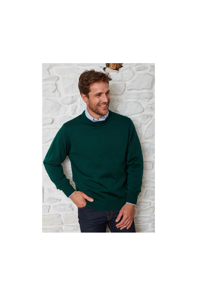 Pull homme col rond Magasins Bleus