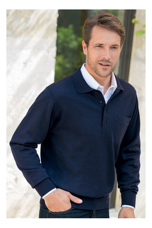 Pull col polo Magasins Bleus
