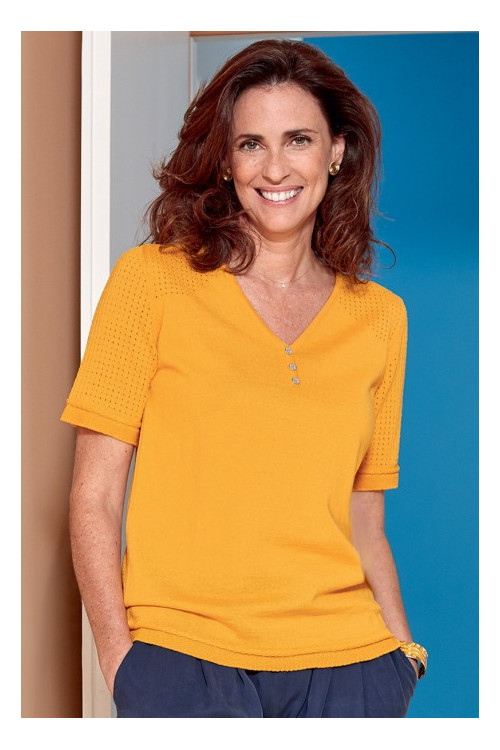 Pull manches courtes Magasins Bleus