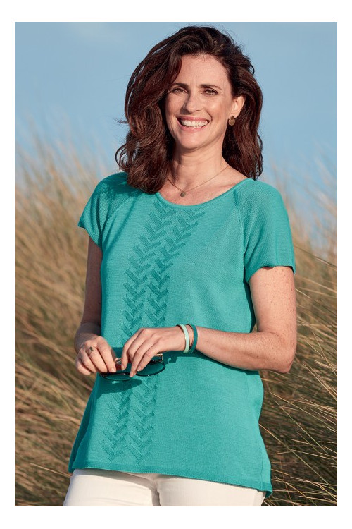 Pull col rond torsadé Magasins Bleus