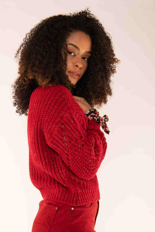 Pull maille ajourée Magasins Bleus 2