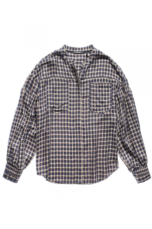 Blouse à carreaux Magasins Bleus