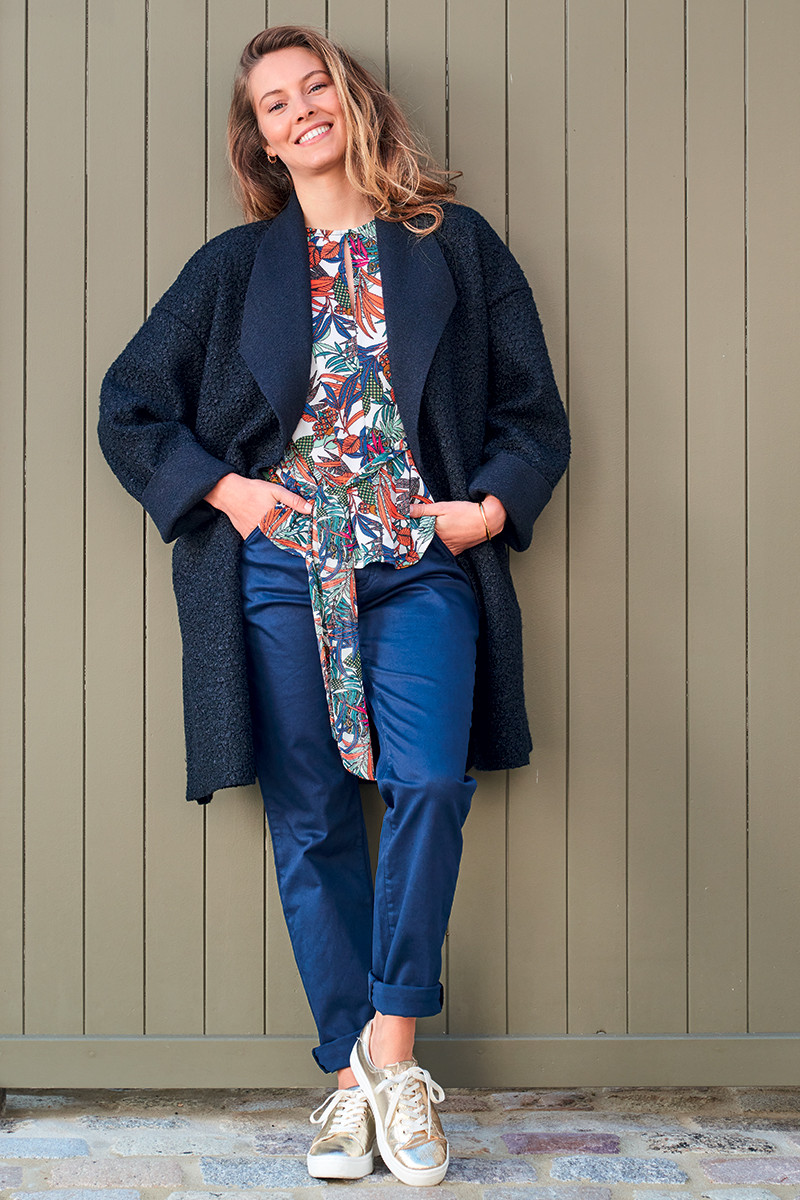 Top ceinturé Magasins Bleus