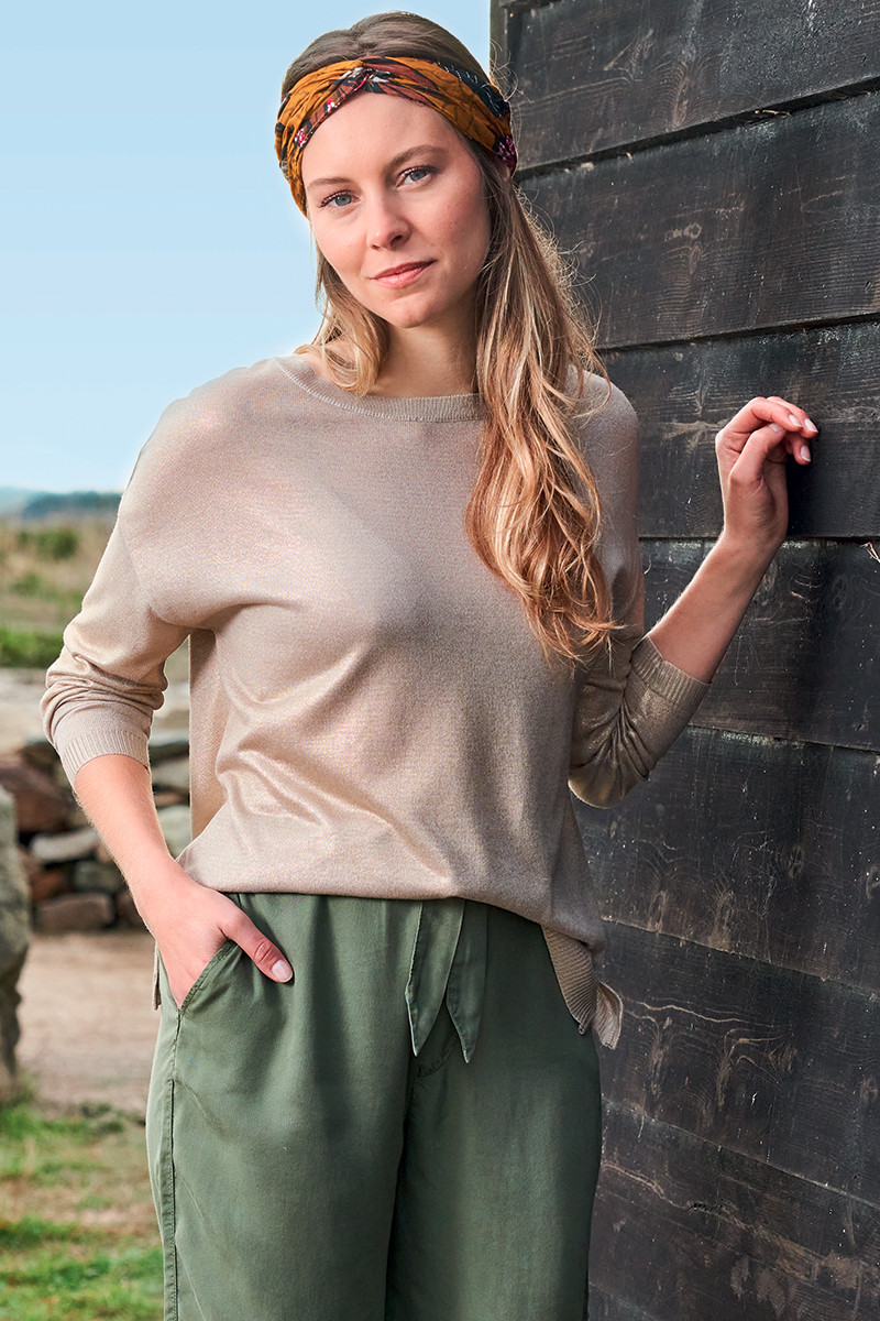 Pull doré Magasins Bleus