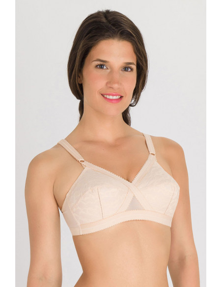 Soutien-gorge coeur croisé sans armature Magasins Bleus