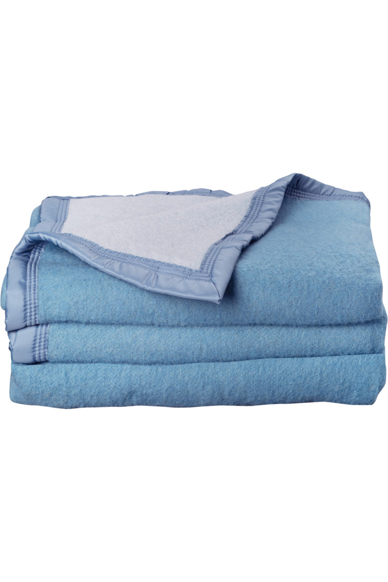 Couvertue laine double face Magasins Bleus
