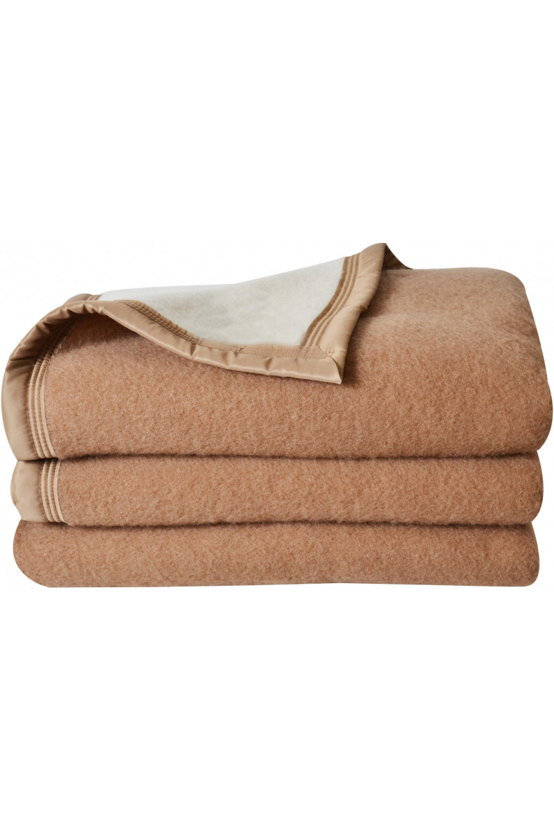 Couvertue laine double face Magasins Bleus