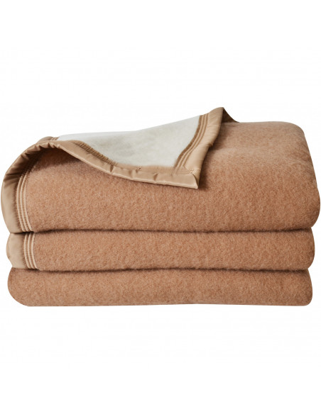 Couvertue laine double face Magasins Bleus