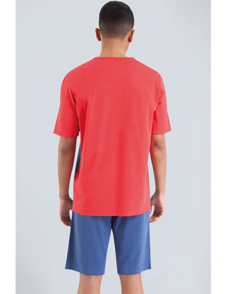 Pyjama court bicolore homme Magasins Bleus