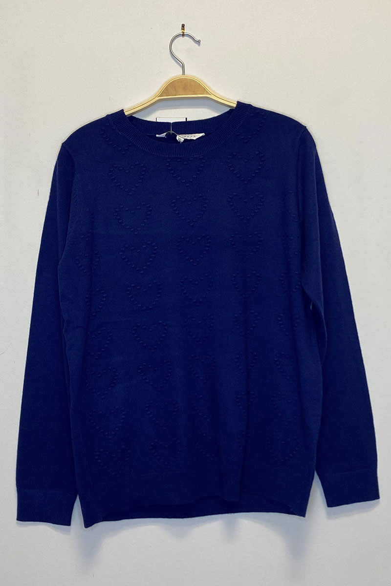 Pull femme ras de cou Magasins Bleus