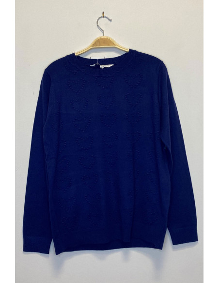 Pull femme ras de cou Magasins Bleus
