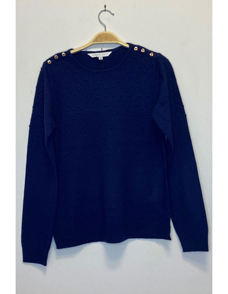 Pull femme ras de cou Bojana Magasins Bleus