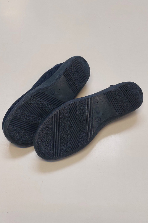 Chaussons mixte à scratch Magasins Bleus 2