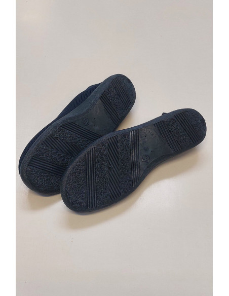 Chaussons mixte à scratch Magasins Bleus