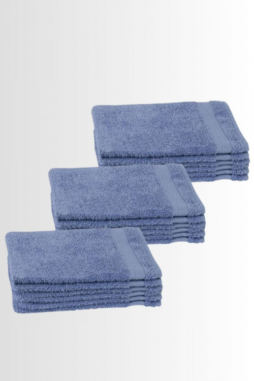 Gants de toilette X12 Magasins Bleus