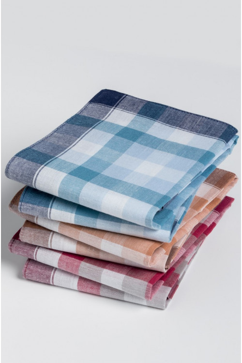Mouchoirs en coton Magasins Bleus