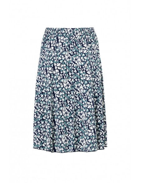 Jupe midi ample imprimée Magasins Bleus