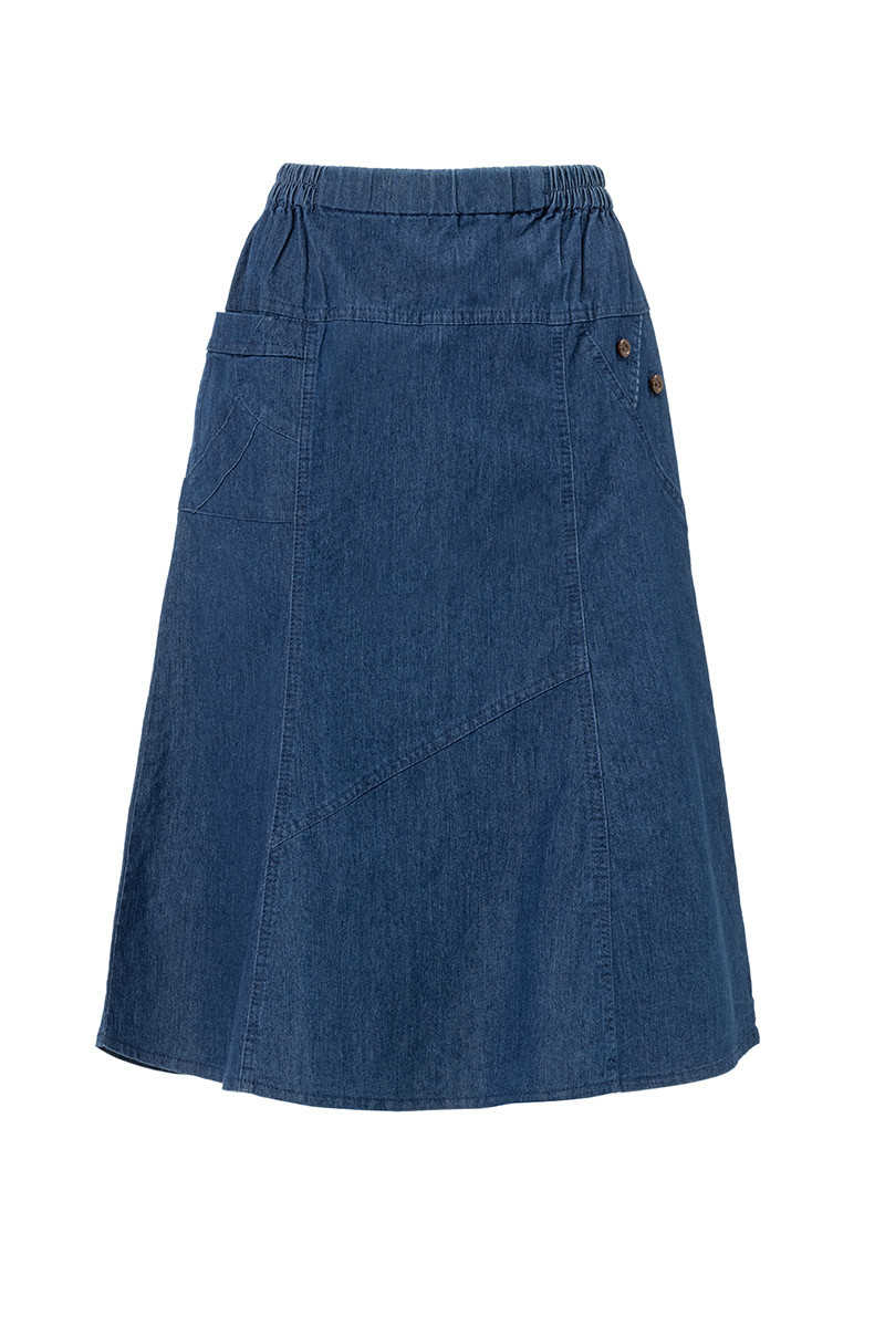 Jupe en jean évasée Magasins Bleus