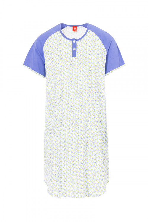 Chemise de nuit manches courtes Magasins Bleus