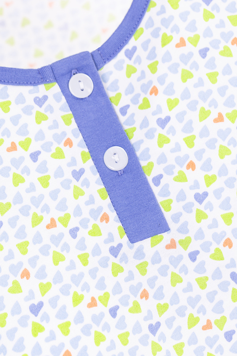 Chemise de nuit manches courtes Magasins Bleus