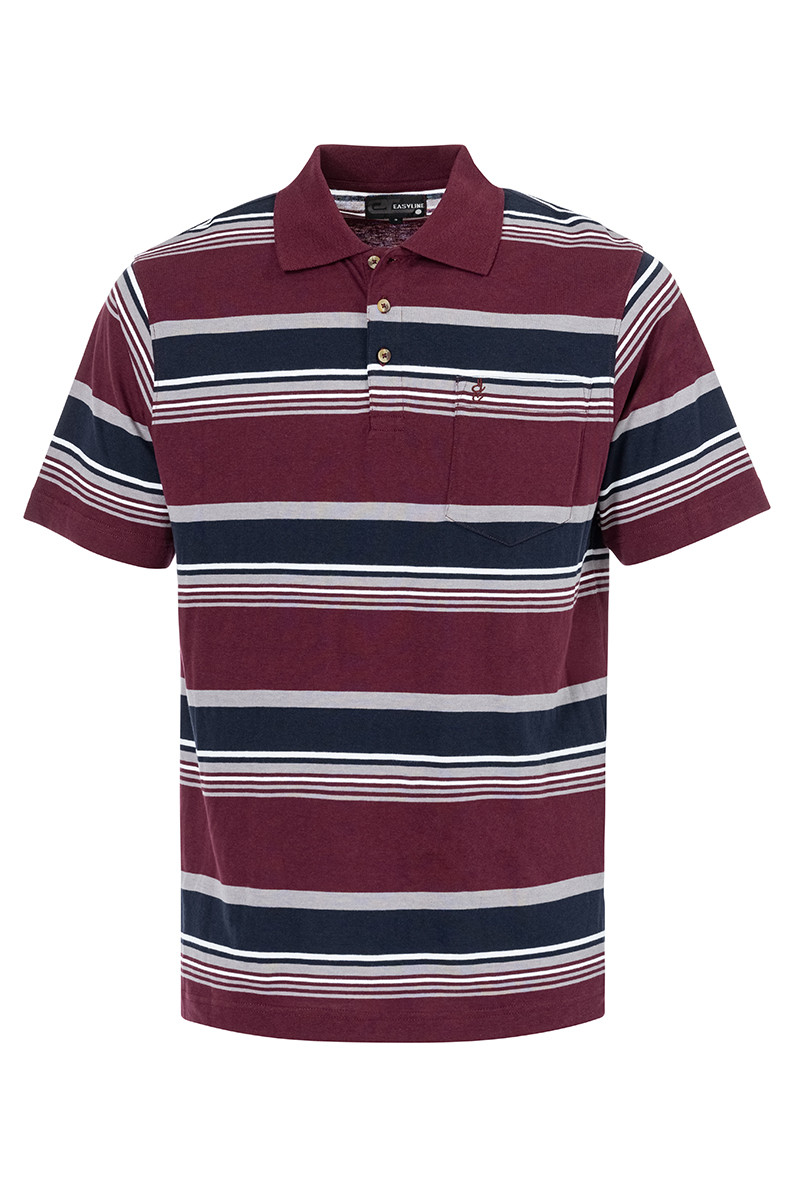 Polo manches courtes - Rayé Magasins Bleus