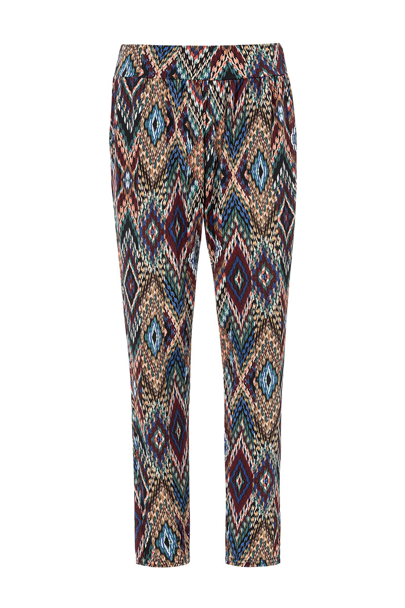 Pantalon imprimé - Taille élastiquée Magasins Bleus