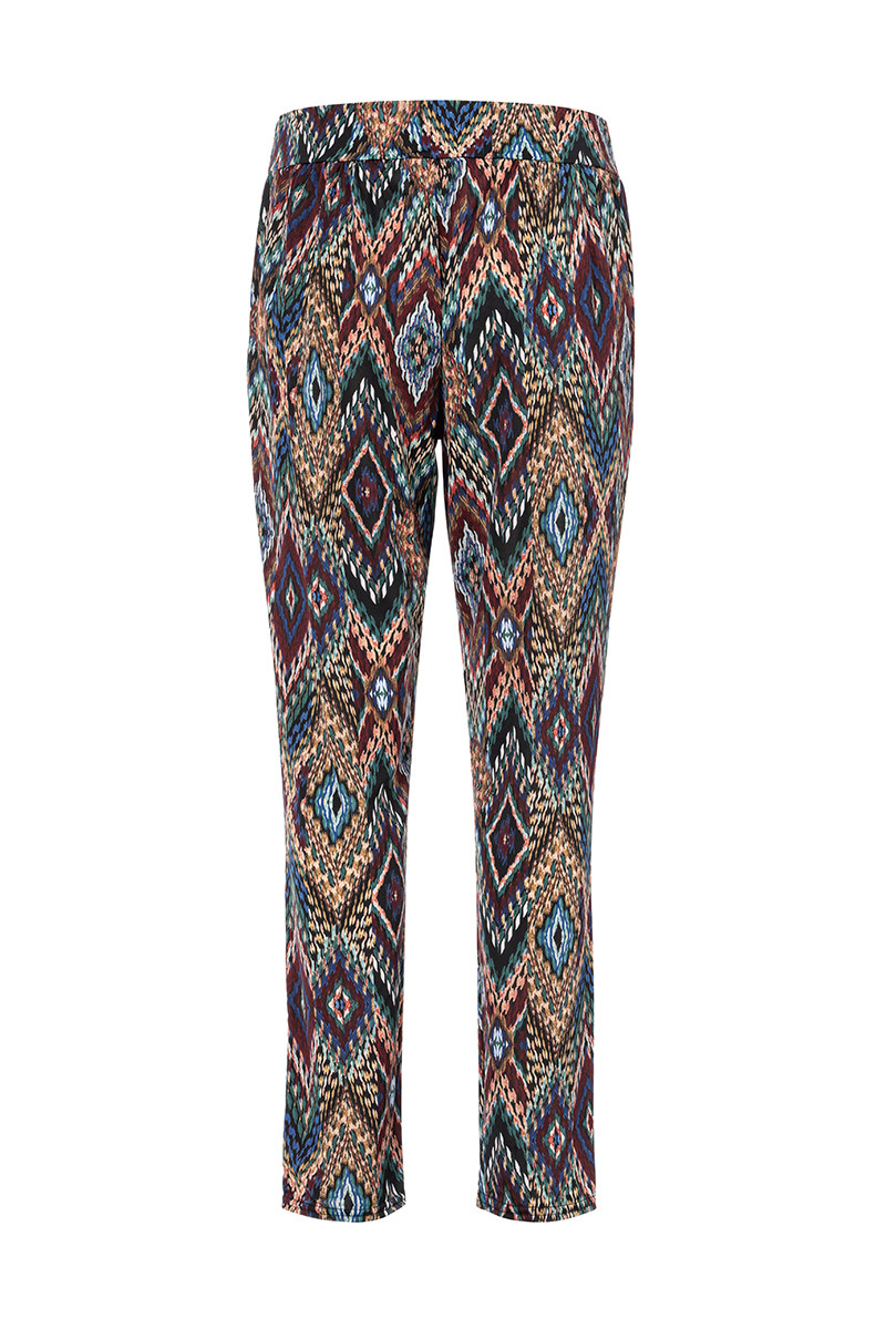 Pantalon imprimé - Taille élastiquée Magasins Bleus