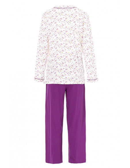 Pyjama femme manches longues Magasins Bleus