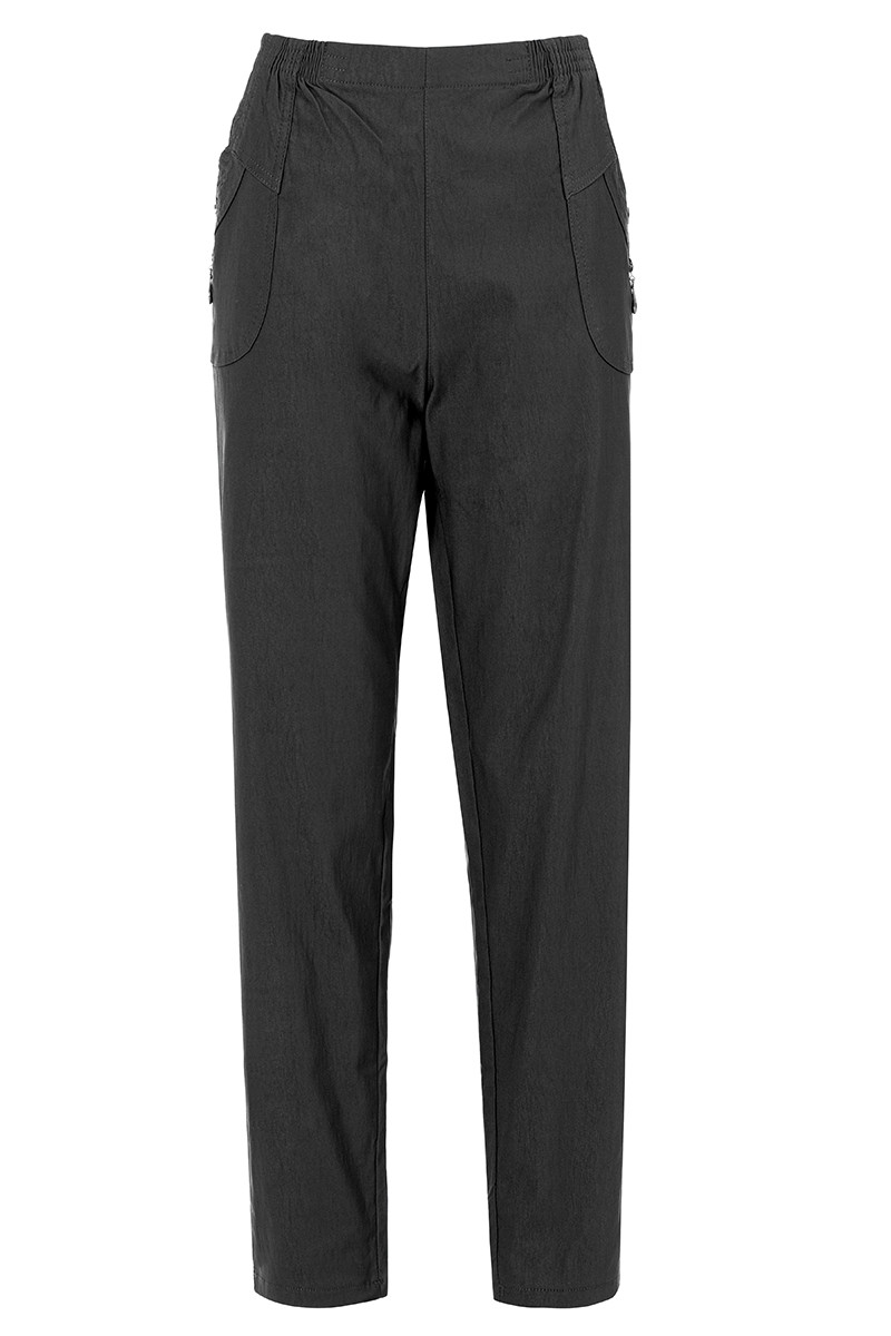 Pantalon élastiqué, doublé polaire Magasins Bleus