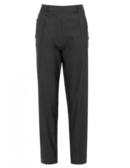 Pantalon élastiqué, doublé polaire Magasins Bleus
