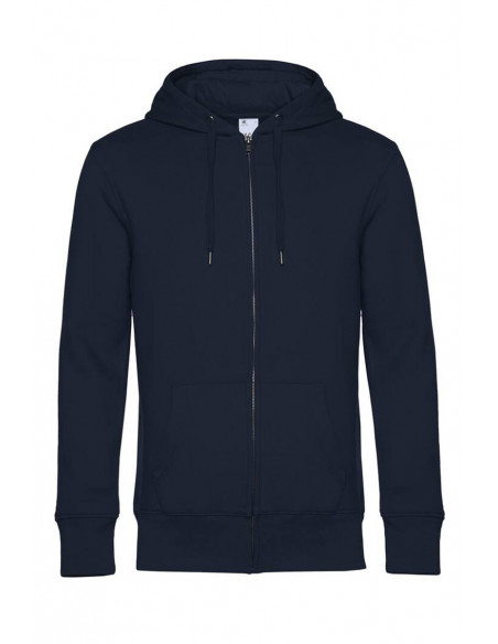Sweat à capuche zippé mixte Magasins Bleus