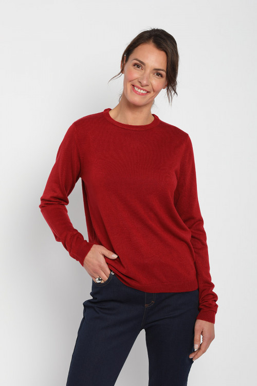 Pull femme uni Magasins Bleus 2