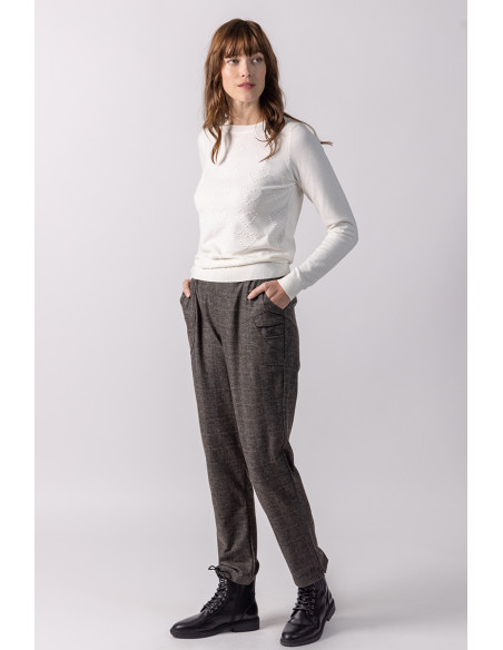 Pantalon pied élastiqué Magasins Bleus
