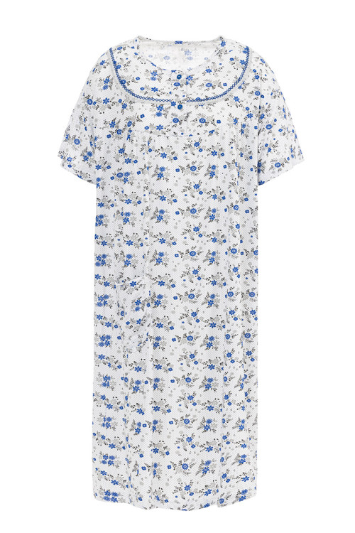 CHEMISE DE NUIT MANCHES COURTES - LONGUE - 1 Monsieur Solfin | Fabriqué en France