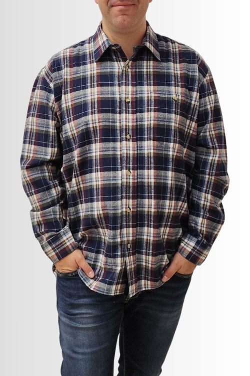 Chemise écossaise homme Magasins Bleus 2