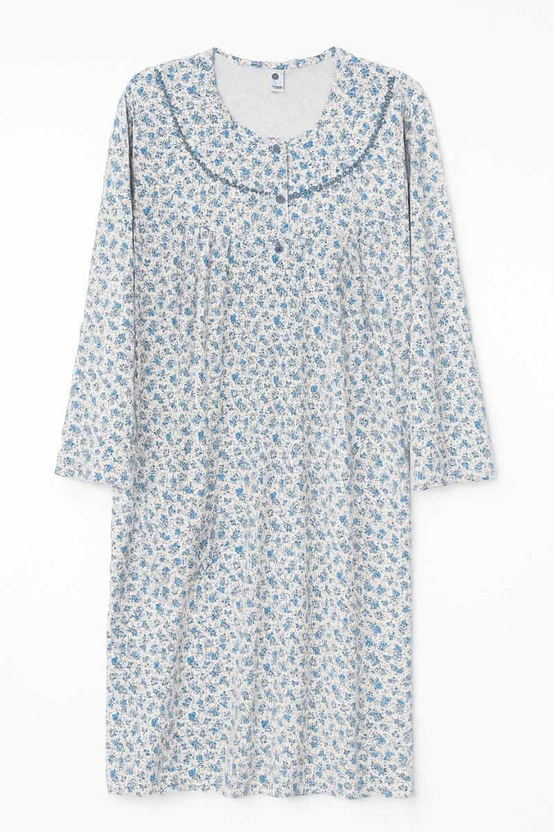 Chemise de nuit manches longues Magasins Bleus